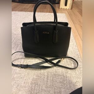 Furla Black Satchel Bag